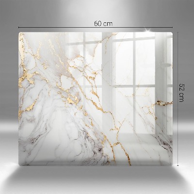 Base para velas de cemitério Mármore claro com dourado