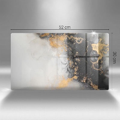 Base para velas de cemitério Abstração com ouro