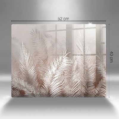 Base para velas de cemitério Vegetação de folhagem boho