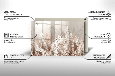 Base para velas de cemitério Vegetação de folhagem boho