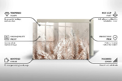 Base para velas de cemitério Vegetação de folhagem boho