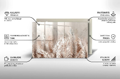 Base para velas de cemitério Vegetação de folhagem boho