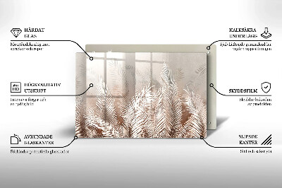 Base para velas de cemitério Vegetação de folhagem boho