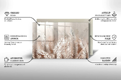 Base para velas de cemitério Vegetação de folhagem boho