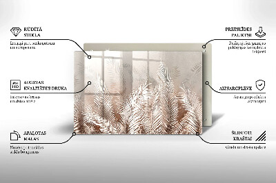 Base para velas de cemitério Vegetação de folhagem boho