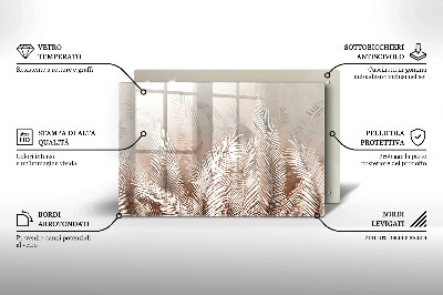 Base para velas de cemitério Vegetação de folhagem boho