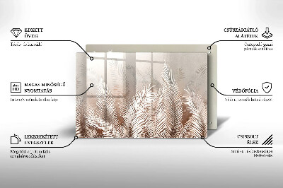 Base para velas de cemitério Vegetação de folhagem boho