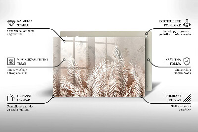 Base para velas de cemitério Vegetação de folhagem boho