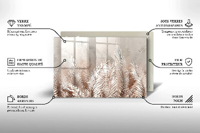 Base para velas de cemitério Vegetação de folhagem boho