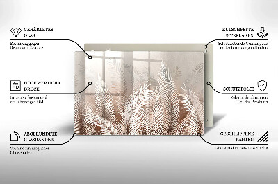 Base para velas de cemitério Vegetação de folhagem boho