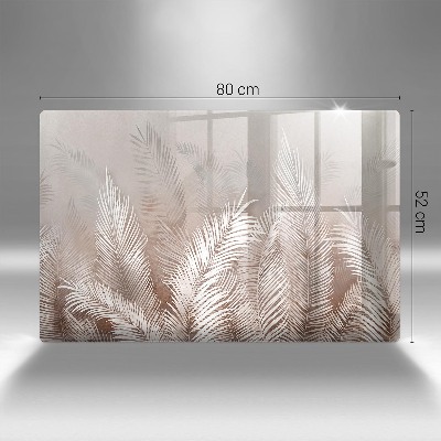 Base para velas de cemitério Vegetação de folhagem boho