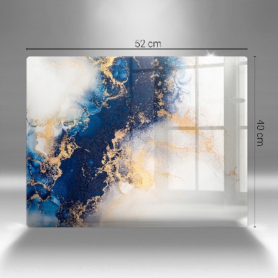 Base para velas de cemitério Abstração com azul