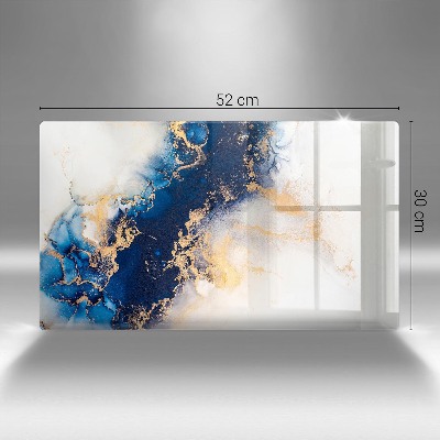 Base para velas de cemitério Abstração com azul