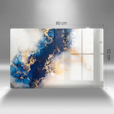 Base para velas de cemitério Abstração com azul