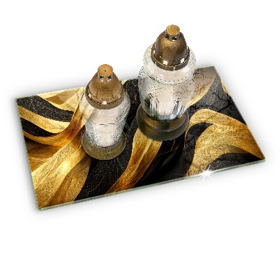 Base para velas de cemitério Abstração elegante