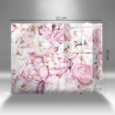 Base para velas de cemitério Buquê de peônias