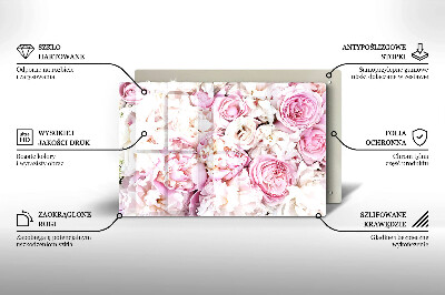 Base para velas de cemitério Buquê de peônias