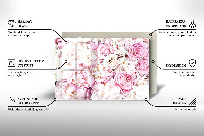 Base para velas de cemitério Buquê de peônias