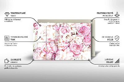 Base para velas de cemitério Buquê de peônias