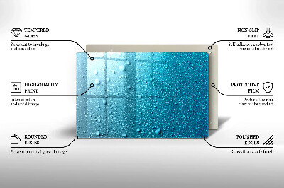 Base para velas de cemitério Gotas de água