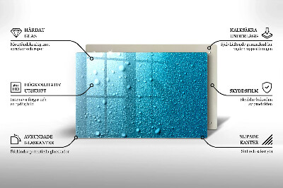 Base para velas de cemitério Gotas de água