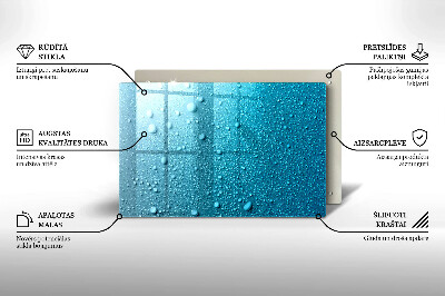 Base para velas de cemitério Gotas de água