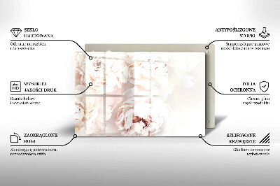 Base para velas de cemitério Peônias pastéis