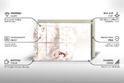 Base para velas de cemitério Peônias pastéis