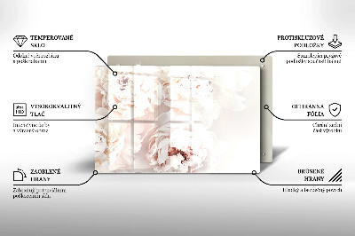 Base para velas de cemitério Peônias pastéis