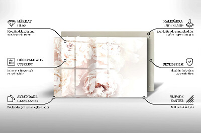 Base para velas de cemitério Peônias pastéis
