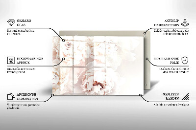 Base para velas de cemitério Peônias pastéis