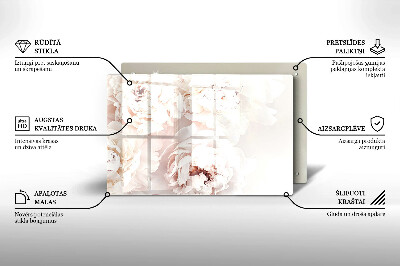 Base para velas de cemitério Peônias pastéis