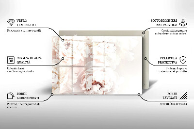 Base para velas de cemitério Peônias pastéis