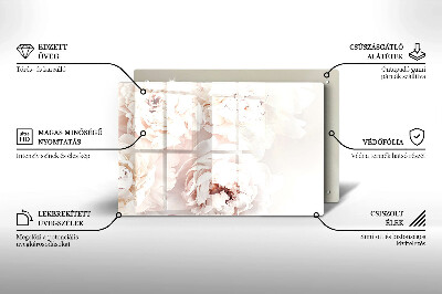 Base para velas de cemitério Peônias pastéis