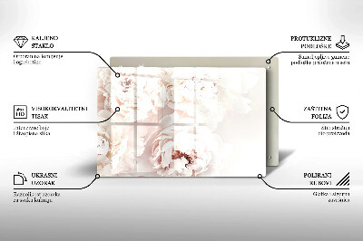 Base para velas de cemitério Peônias pastéis