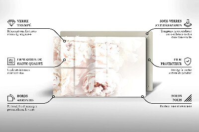 Base para velas de cemitério Peônias pastéis