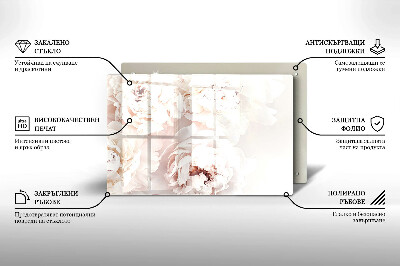 Base para velas de cemitério Peônias pastéis