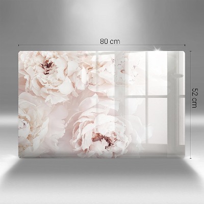 Base para velas de cemitério Peônias pastéis