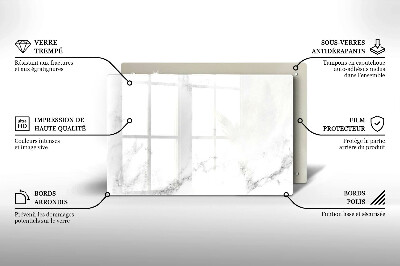 Base para velas de cemitério Mármore moderno