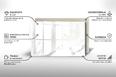 Base para velas de cemitério Mármore moderno