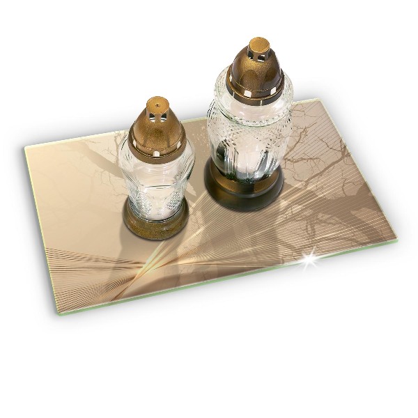 Base para velas de cemitério Abstração moderna