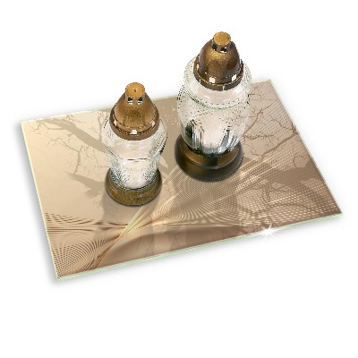 Base para velas de cemitério Abstração moderna