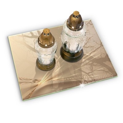 Base para velas de cemitério Abstração moderna