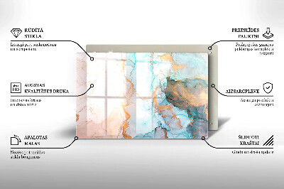 Base para velas de cemitério Mármore abstrato