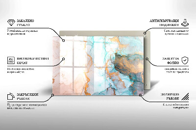 Base para velas de cemitério Mármore abstrato