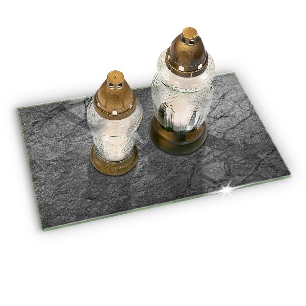 Base para velas de cemitério Textura de pedra