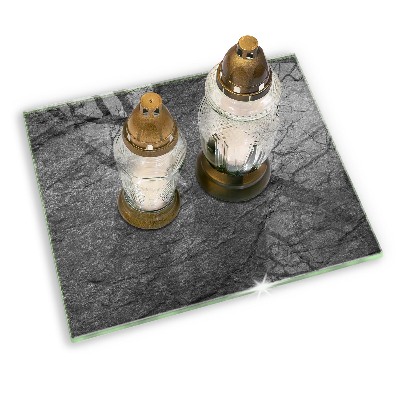 Base para velas de cemitério Textura de pedra