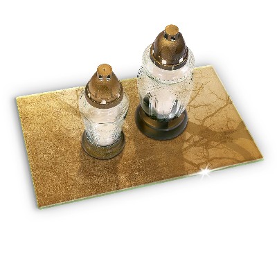 Base para velas de cemitério Fundo de textura dourada