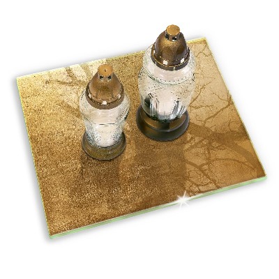 Base para velas de cemitério Fundo de textura dourada