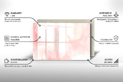 Base para velas de cemitério Fundo de rosas pastel